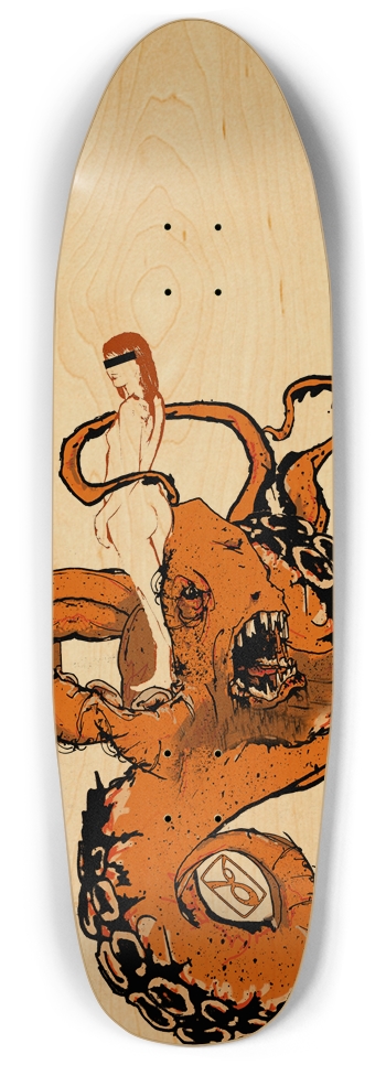 Custom Skateboard Punk Nose Pool Shape