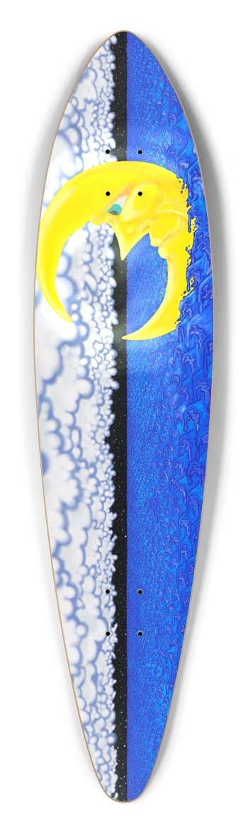 Floating Moon Pintail Longboard 