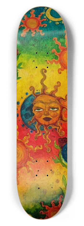 Aeva's eclipse trick deck 7-5/8 Skateboard Deck