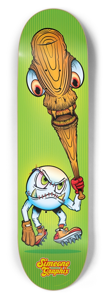 Out of Left Field Green Skateboard