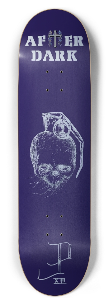 Skull Grenade Dark Brue Silver 8.5