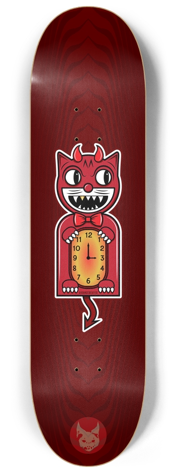 DEVIL CAT CLOCK 