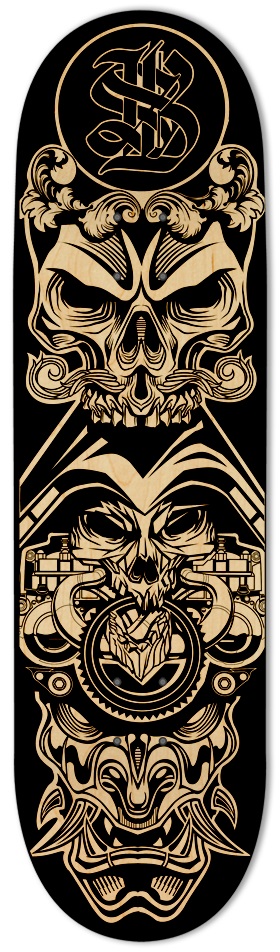 Totem 8-3/4 Inch Skateboard