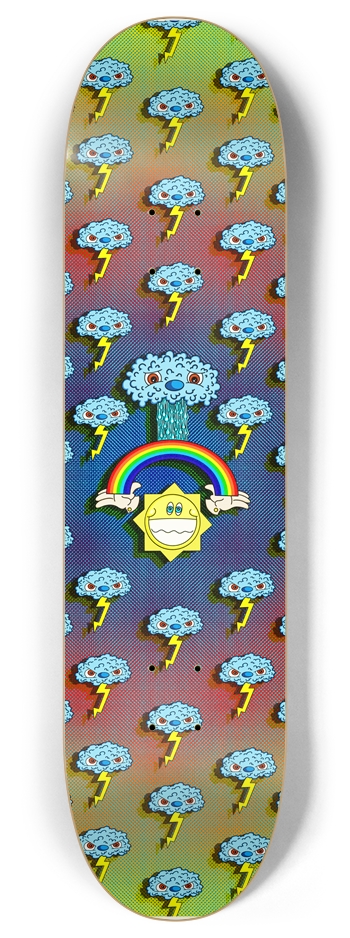 Sunshine/Rainshine 8" Popsicle Deck 8 Inch Skateboard Deck
