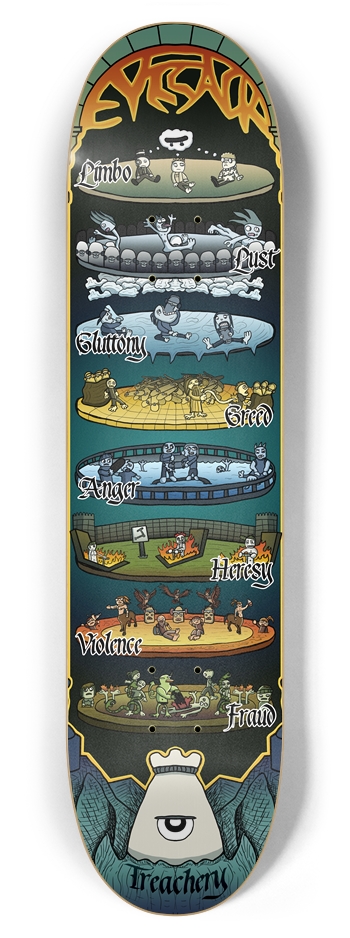 Skate Inferno - 7.87 7-7/8 Skateboard Deck