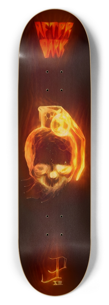 Skull Grenade Black Fire
