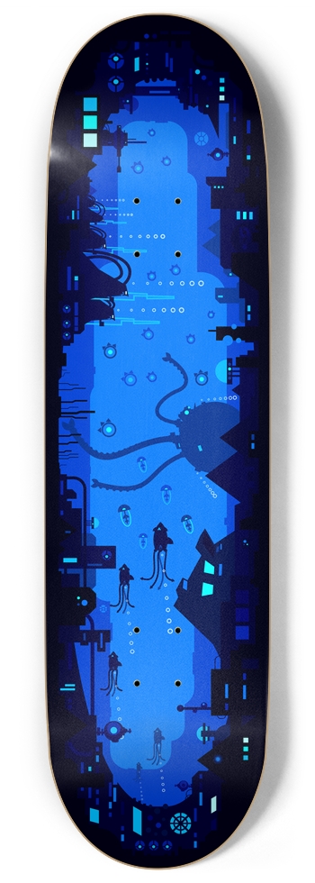 world_war_sea.900 9 Inch Skateboard