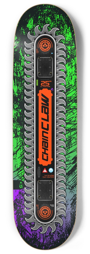 chain_claw.900 9 Inch Skateboard