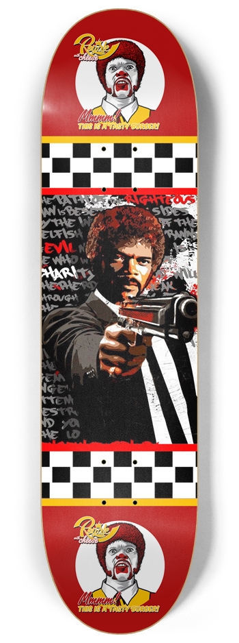 Royale with Cheese 8-1/4 Skateboard Deck by Believe Skateboards