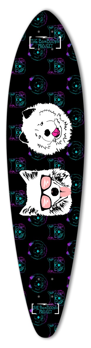 Boo & Chimmie Revolution Pin Tail Long Board