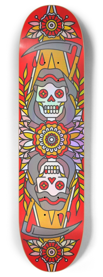 Reaper Holographic Skateboard