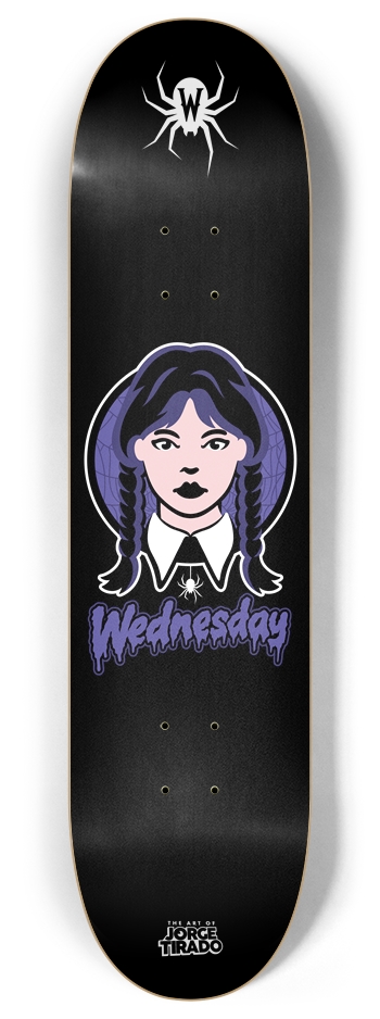 Wednesday Custom Skateboard