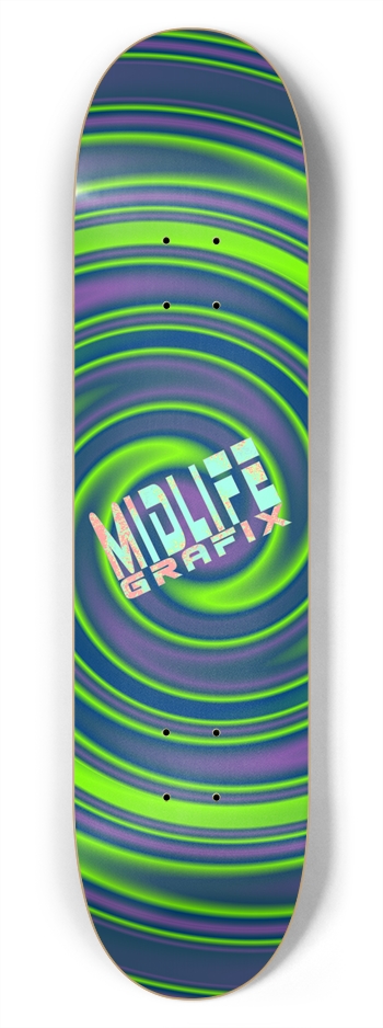 Midlife Down The Spiral Popsicle deck