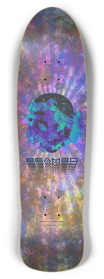 Blue Beamed Alien Special Edition Retro Rocket