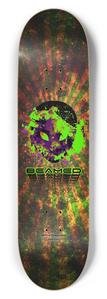 Orange Beamed Alien - 8.5" PRO Popsicle