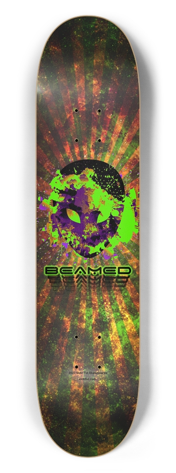 Orange Beamed Alien - 7.5" Popsicle