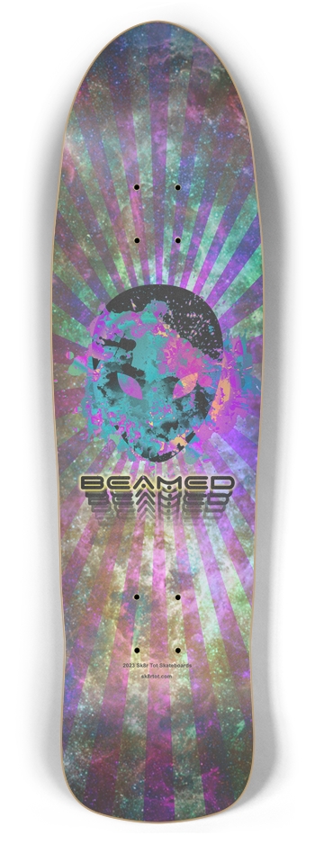 Pink Beamed Alien Special Edition Retro Rocket