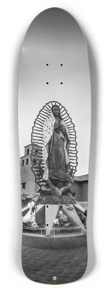 Virgen De Guadalupe Skateboard Santa Fe Photograph