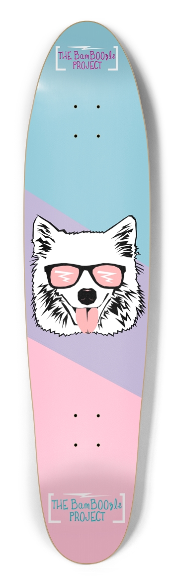 Cotton Candy Boo Longboard
