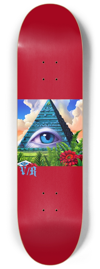 V/R ~ Custom Skateboard w/ AI Generated Graphics