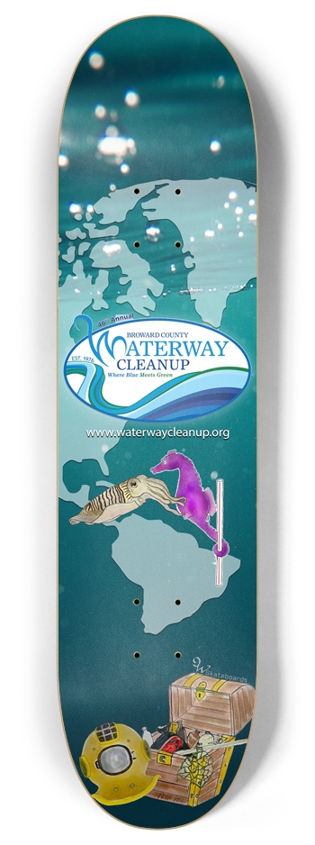 WWCU 2023 Custom Skateboard