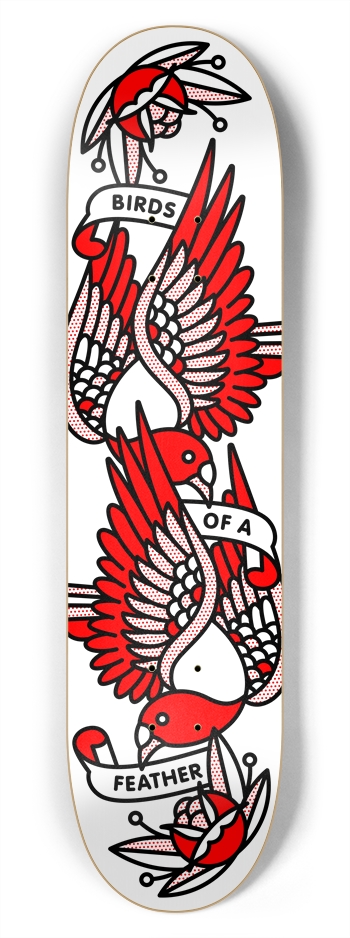 Birds of a Feather Skateboard 