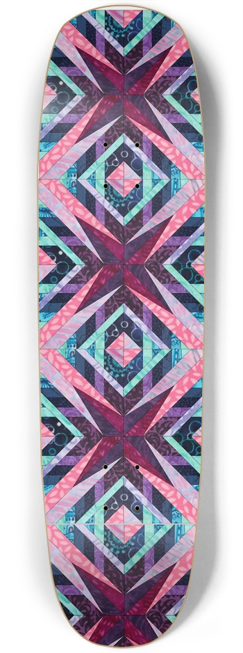Star Quilt - Custom Skateboard