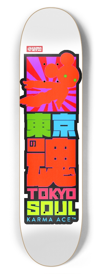Karma Ace: Tokyo Soul - Custom Skateboard
