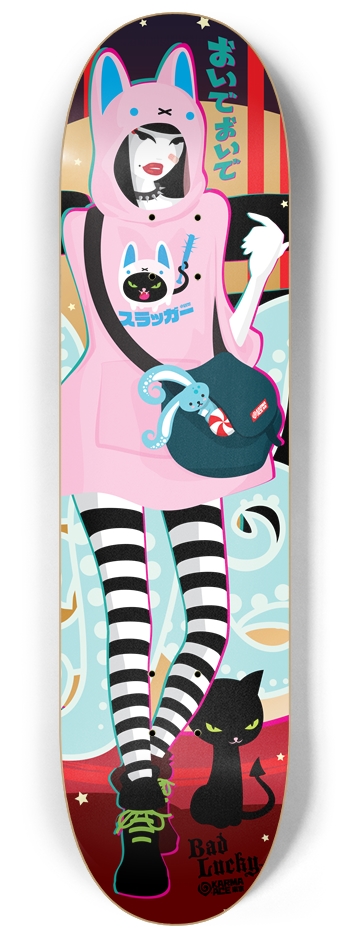 Karma Ace: Bad Omen - Custom Skateboard