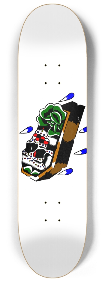 Day Of The Dead 8-1/4 Skateboard Deck