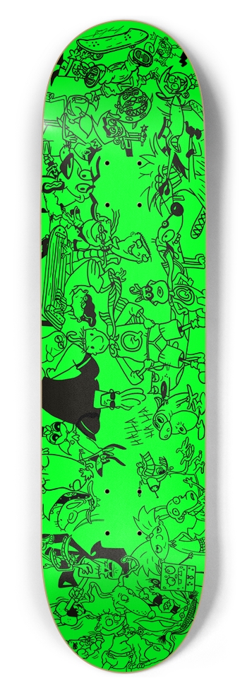 8-1/2" Classrm Doodle Deck (Fresh Cut Field Green)