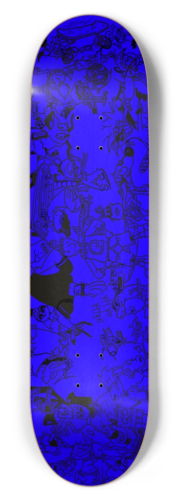 8-1/2"Classrm Doodle Deck(PC Screen of Death Blue)