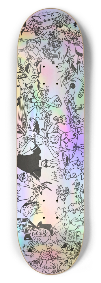 8-1/2"Classrm Doodle Deck(Totally Super Rare Card)