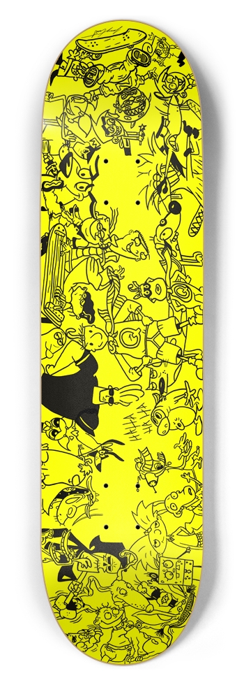 8-1/2" Classroom Doodle Deck (School Bus Yellow)