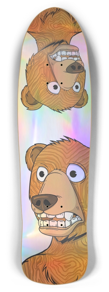 Retro Rocket Wood Fur Trait 8.5" Punk Nose Cruiser