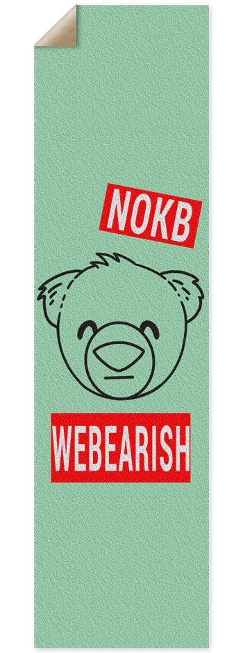 Green WEBEARISH Griptape 9 x 33