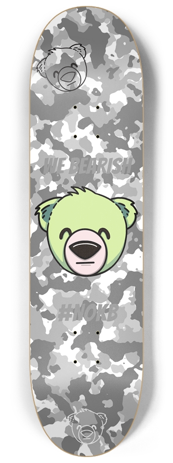 White Camo Shred Stick