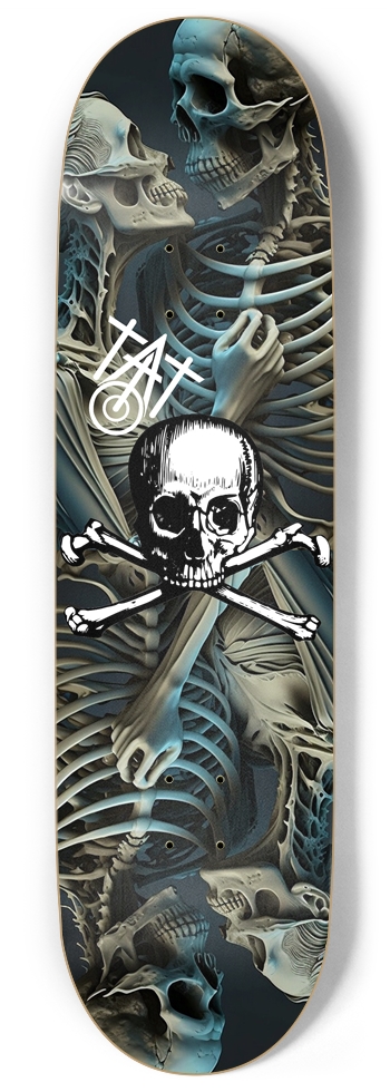 (Two Lovers) Custom Skateboard Brandon Notch Tatto