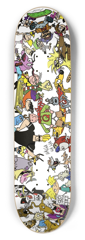 8-1/2" Classrm Doodle Deck (Colored Hallway Walls)