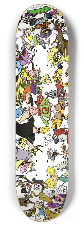 8" Classroom Doodle Deck (Colored Hallway Walls)