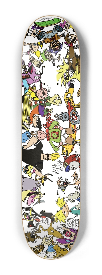 7-1/4"Classrm Doodle Deck (Colored Hallway Walls)