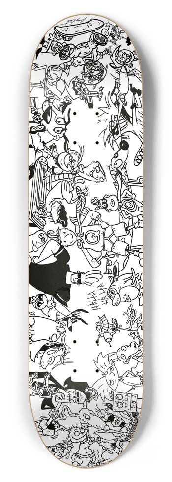 8-1/2" Classroom Doodle Deck (Hallway Walls White)