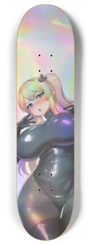 Thicc Anime Holograpic 8 Inch Skateboard Deck