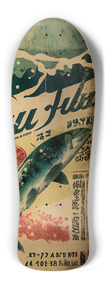 Custom Skateboard Old School Shape