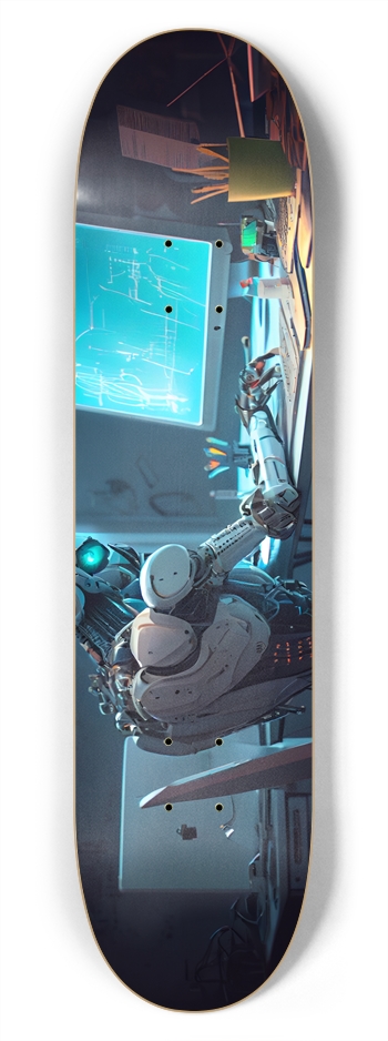 Custom Skateboard  7-3/8 W