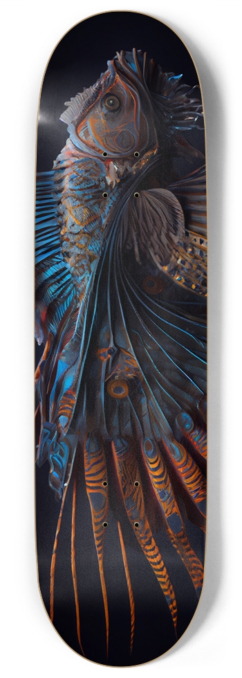 Custom Skateboard  9 W