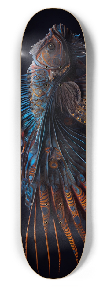 Custom Skateboard  7-3/8 W