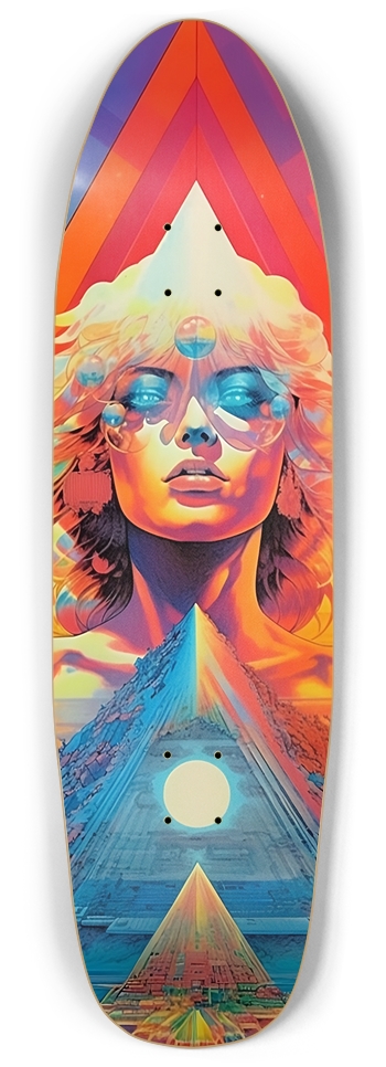 Custom Skateboard Punk Nose Pool Shape