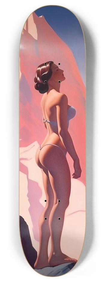 Sexy Lewd Hike 8 Inch Skateboard Deck