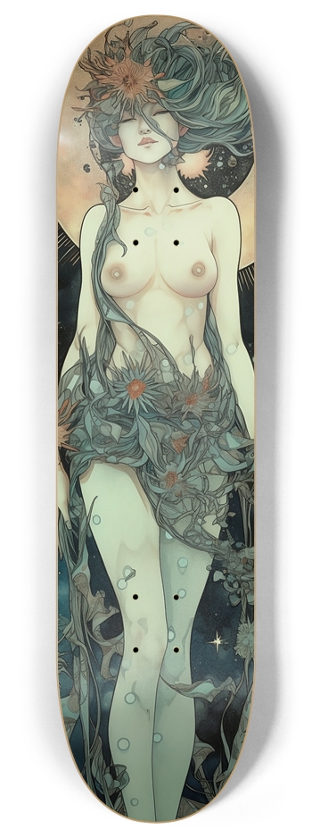 Nude Lewd Mother Nature 8 Inch Skateboard Deck